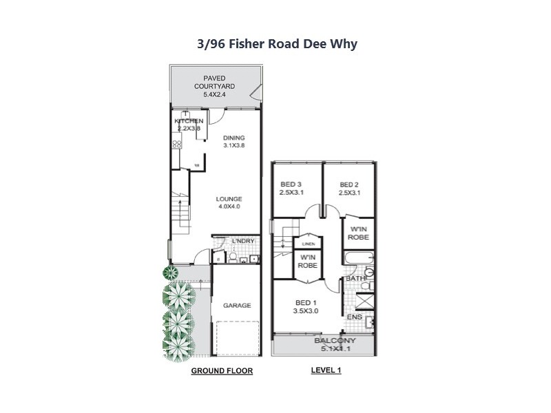 3/96 Fisher Road, Dee Why NSW 2099 Floorplan