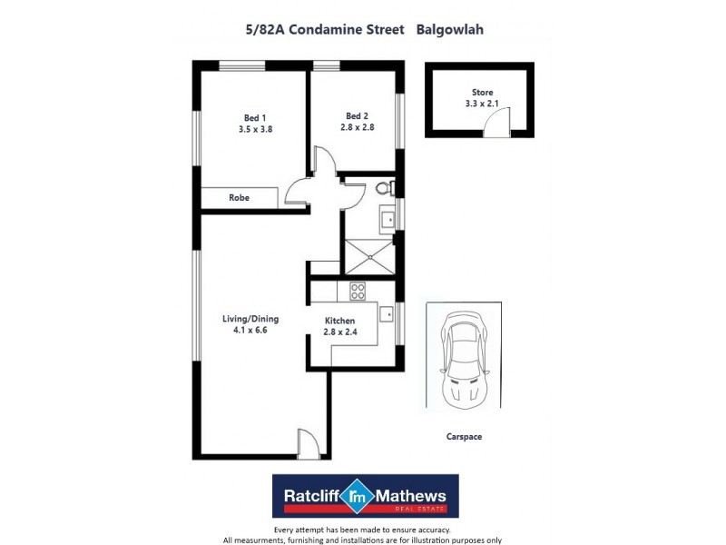 5/82A Condamine Street, Balgowlah NSW 2093 Floorplan
