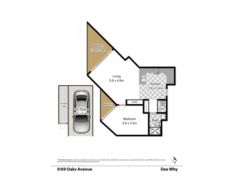 9/69 Oaks Avenue, Dee Why NSW 2099 Floorplan