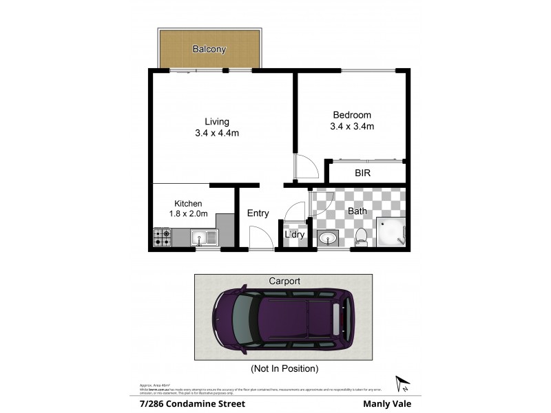 7/286 Condamine Street, Manly Vale NSW 2093 Floorplan