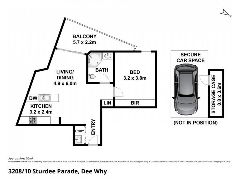 3208/10 Sturdee Parade, Dee Why NSW 2099 Floorplan