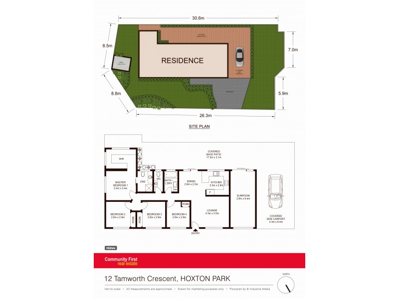 12 Tamworth Crescent, Hoxton Park NSW 2171 Floorplan