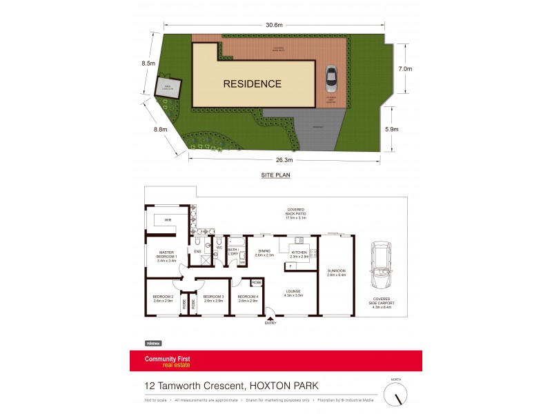 12 Tamworth Crescent, Hoxton Park NSW 2171 Floorplan