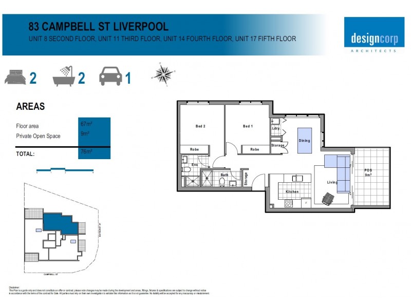 8/83 Campbell street, Liverpool NSW 2170