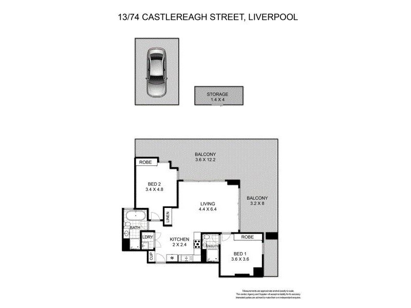 13/74 Castlereagh Street, Liverpool NSW 2170