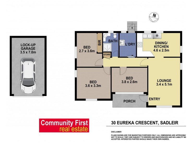30 Eureka Cresent, Sadleir NSW 2168 Floorplan