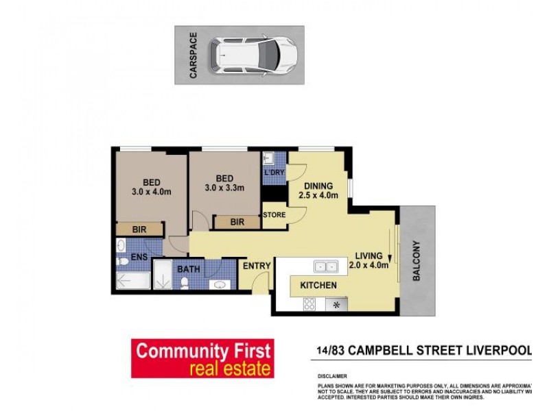 14/83 Campbell Street, Liverpool NSW 2170