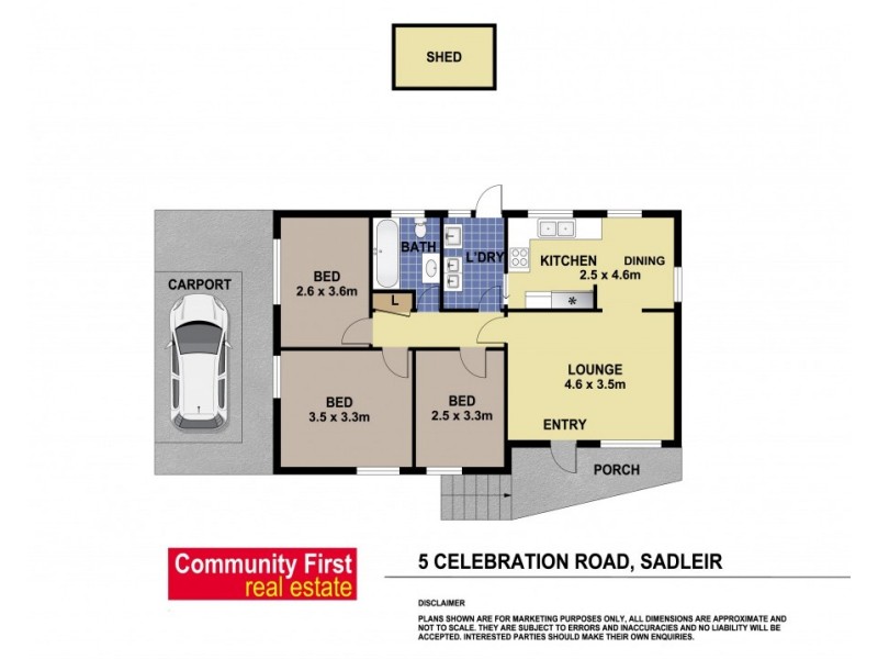 5 Celebration Road, Sadleir NSW 2168 Floorplan