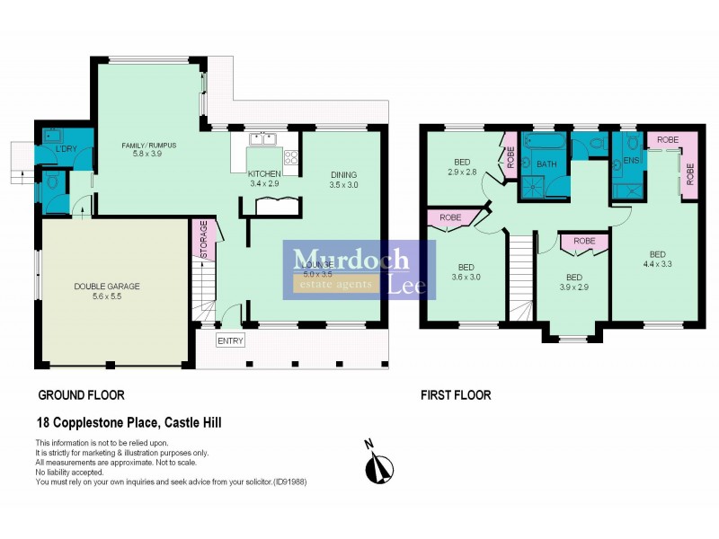 18 Copplestone Place, Castle Hill NSW 2154 Floorplan