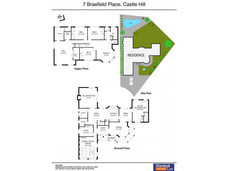 7 Braefield Place, Castle Hill NSW 2154 Floorplan