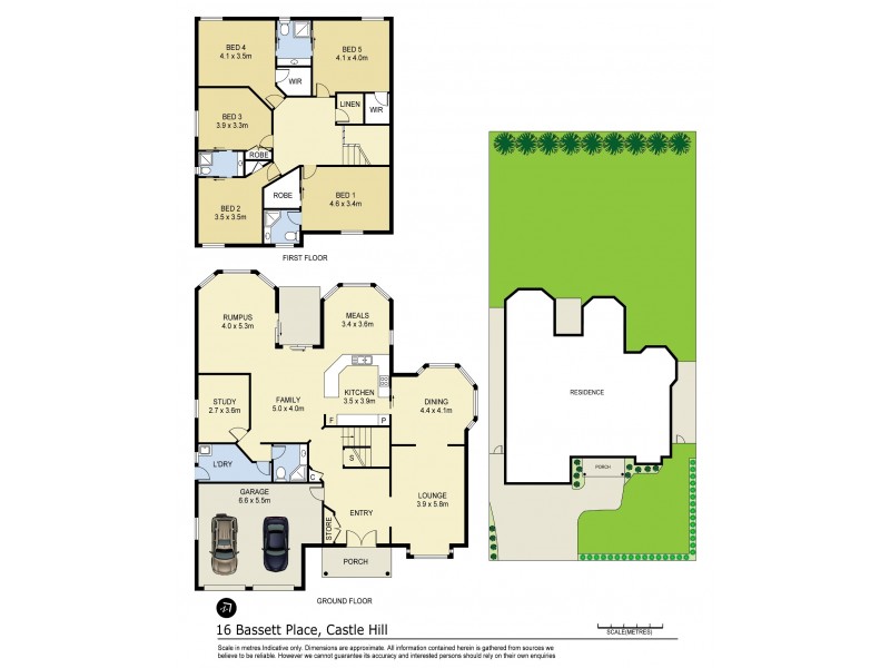 16 Bassett Place, Castle Hill NSW 2154 Floorplan
