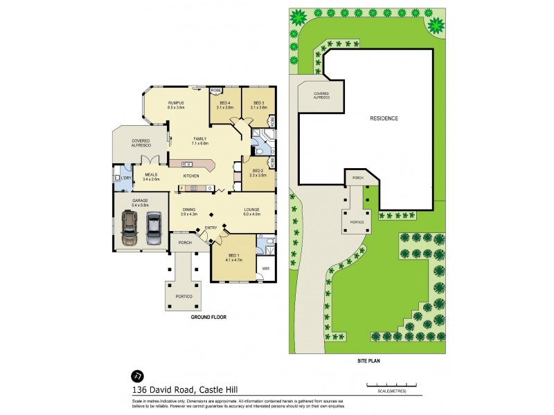 136 David Road, Castle Hill NSW 2154 Floorplan