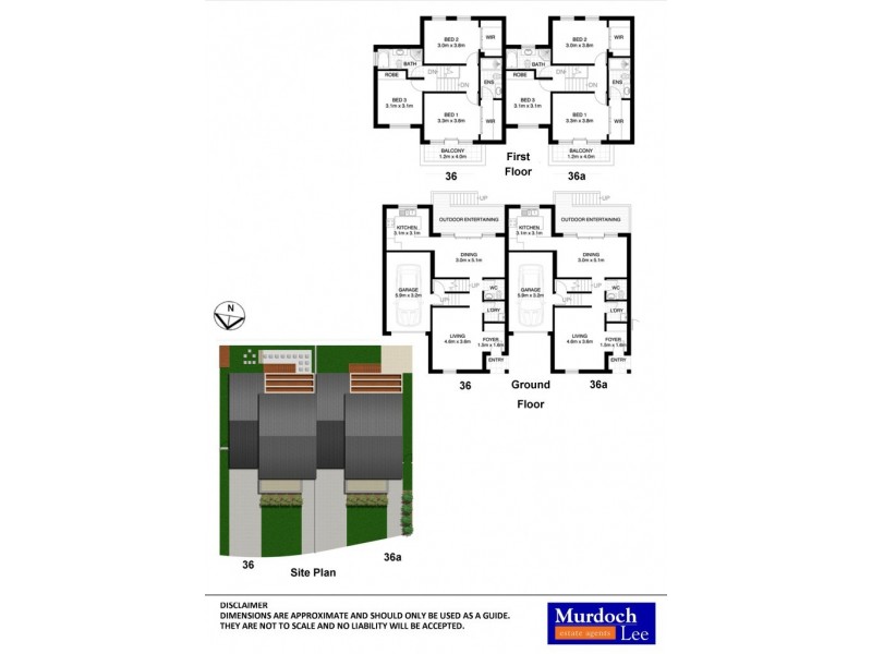 36 & 36a Peartree Circuit, West Pennant Hills NSW 2125 Floorplan