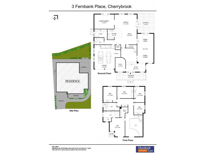 3 Fernbank Place, Cherrybrook NSW 2126 Floorplan