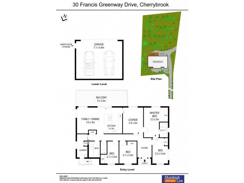 30 Francis Greenway Drive, Cherrybrook NSW 2126 Floorplan