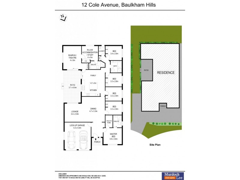 12 Cole Avenue, Baulkham Hills NSW 2153 Floorplan