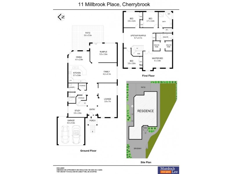 11 Millbrook Place, Cherrybrook NSW 2126 Floorplan