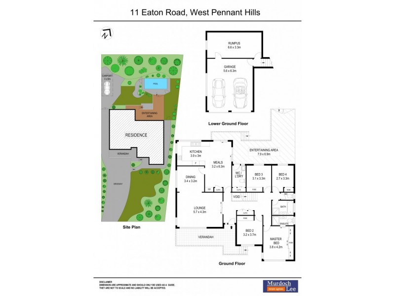 11 Eaton Road, West Pennant Hills NSW 2125 Floorplan