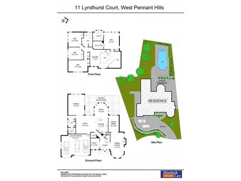 11 Lyndhurst Court, West Pennant Hills NSW 2125 Floorplan