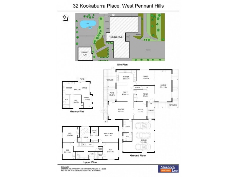 32 Kookaburra Place, West Pennant Hills NSW 2125 Floorplan