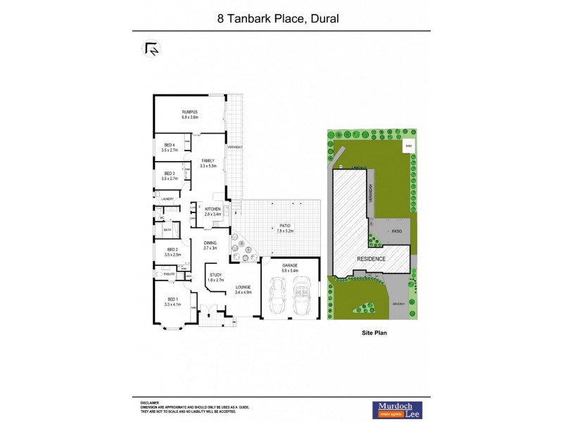 8 Tanbark Place, Dural NSW 2158 Floorplan