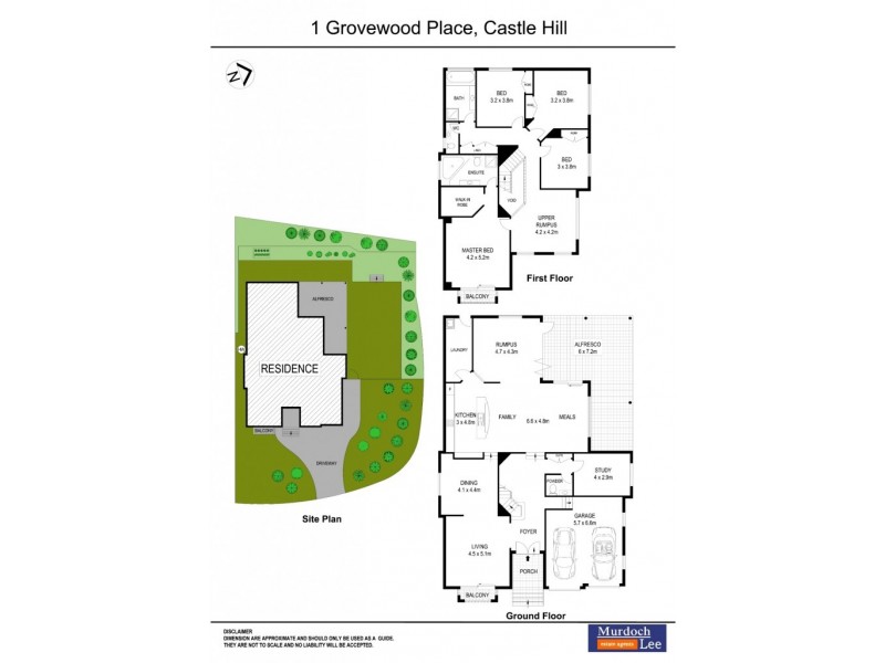 1 Grovewood Place, Castle Hill NSW 2154 Floorplan