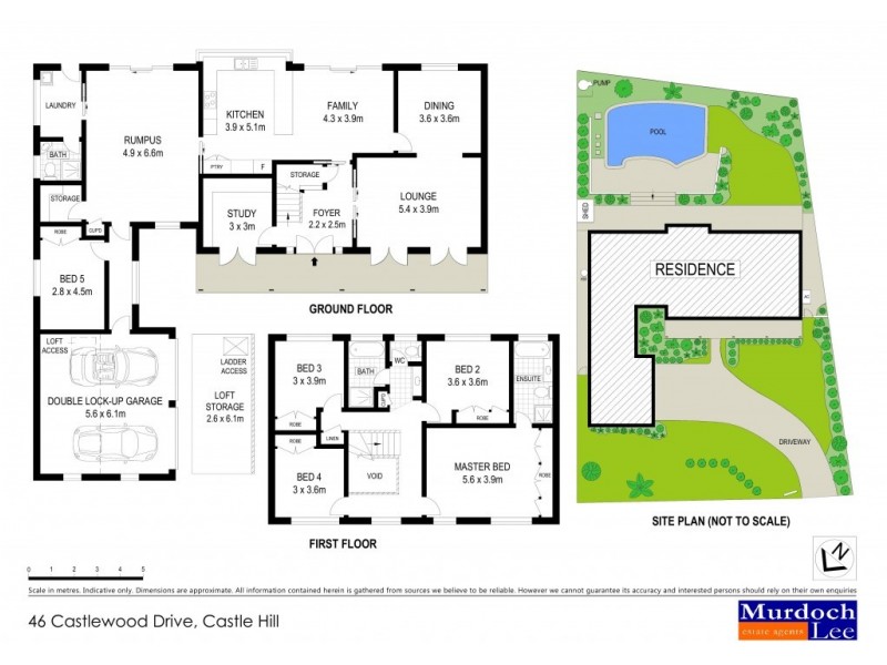 46 Castlewood Drive, Castle Hill NSW 2154 Floorplan