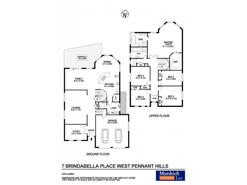 7 Brindabella Place, West Pennant Hills NSW 2125 Floorplan