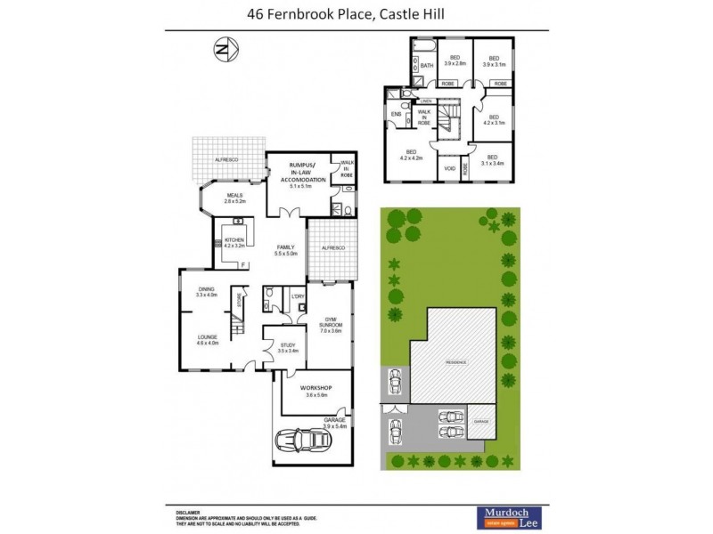 46 Fernbrook Place, Castle Hill NSW 2154 Floorplan