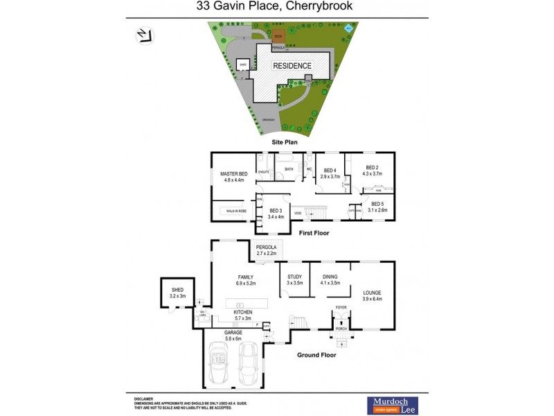 33 Gavin Place, Cherrybrook NSW 2126 Floorplan