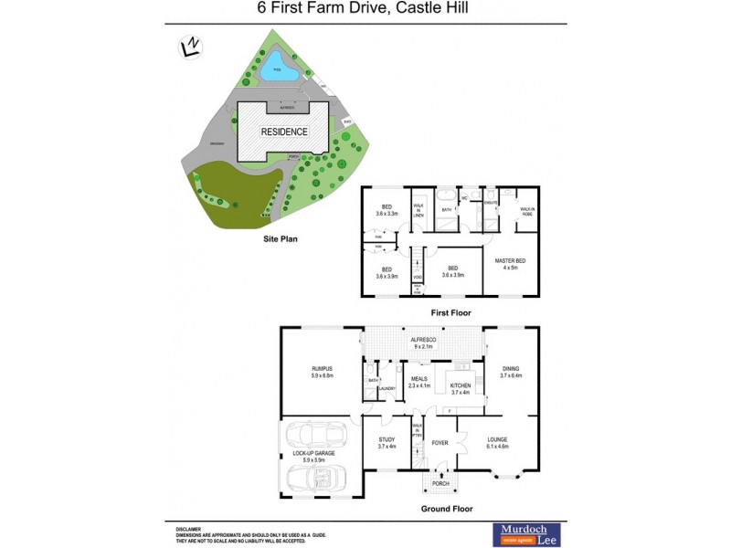 6 First Farm Drive, Castle Hill NSW 2154 Floorplan