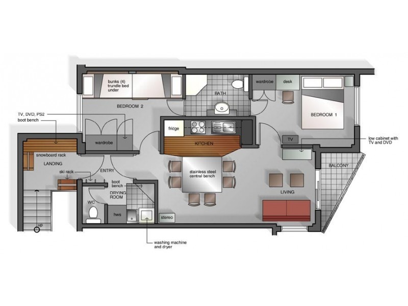 303/108 Summit Rd, Mount Buller VIC 3723 Floorplan