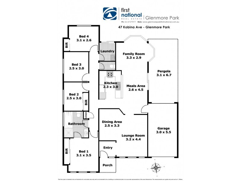 47 Kobina Avenue, Glenmore Park NSW 2745 Floorplan