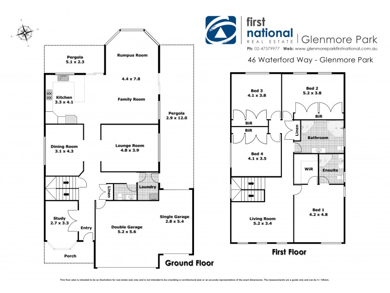 46 Waterford Way, Glenmore Park NSW 2745 Floorplan