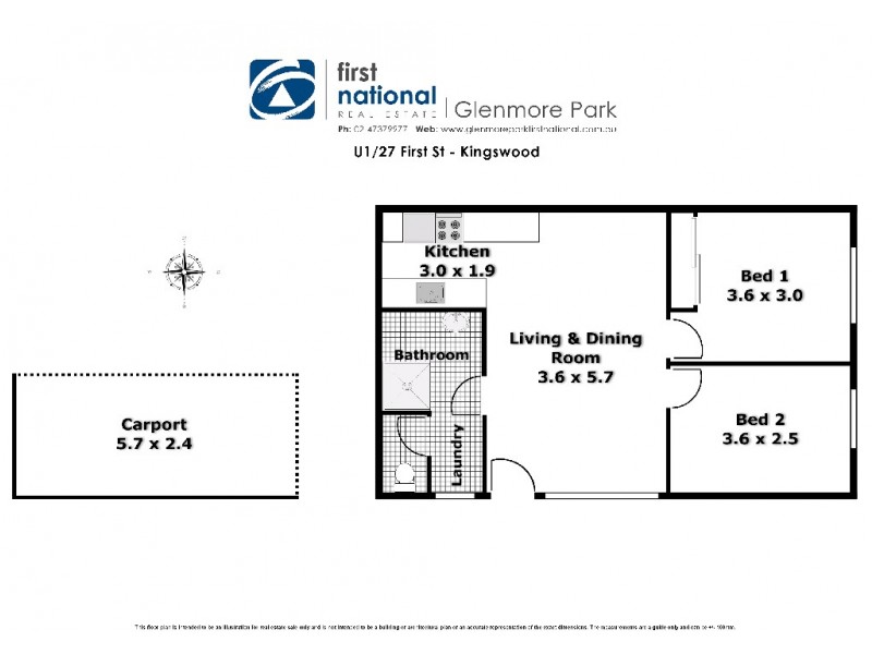 1/27 First Street, Kingswood NSW 2747 Floorplan