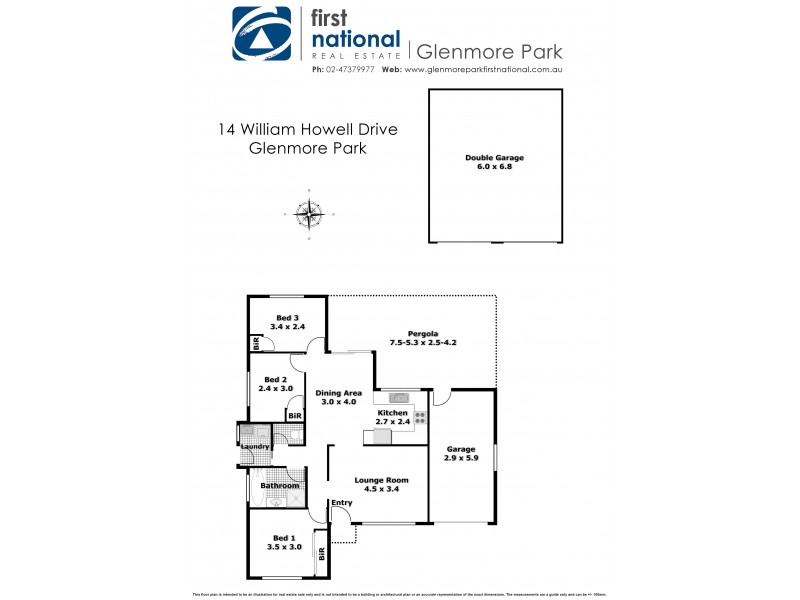 14 William Howell Drive, Glenmore Park NSW 2745 Floorplan
