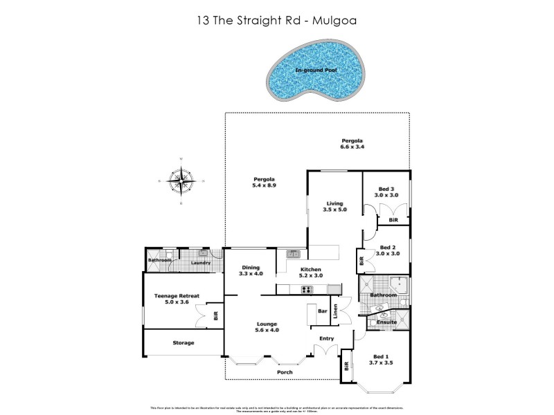 13 The Straight Road, Mulgoa NSW 2745 Floorplan