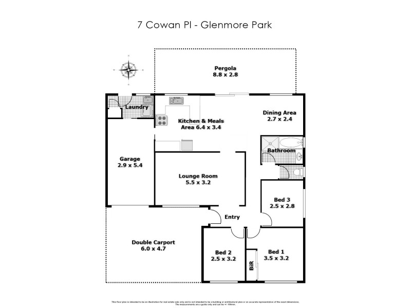 7 Cowan Place, Glenmore Park NSW 2745 Floorplan