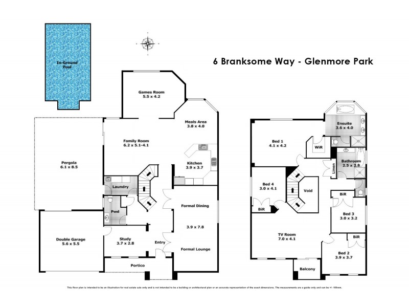 6 Branksome Way, Glenmore Park NSW 2745 Floorplan
