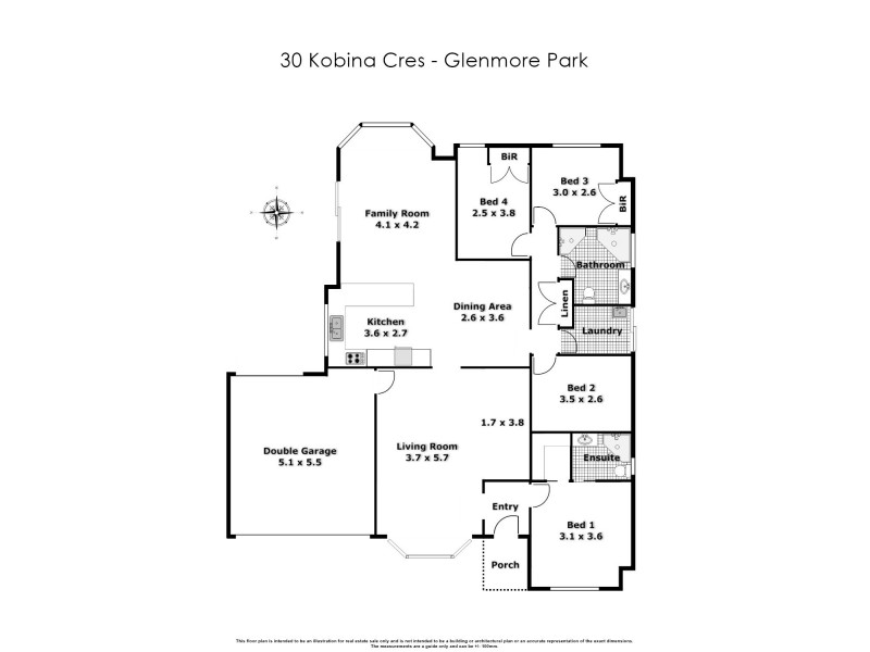 30 Kobina Ave, Glenmore Park NSW 2745 Floorplan