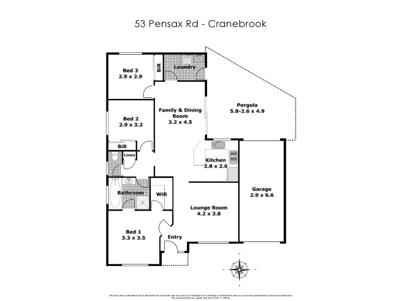 53 Pensax Road, Cranebrook NSW 2749 Floorplan