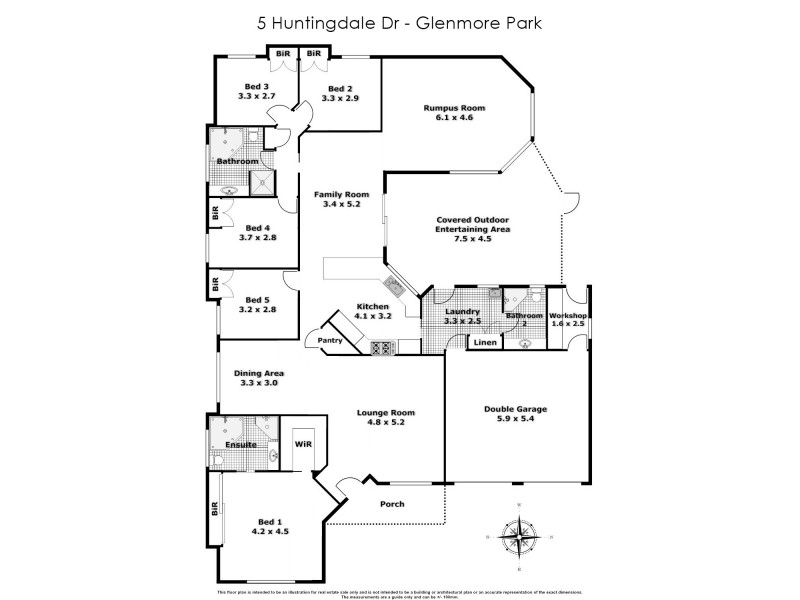 5 Huntingdale Drive, Glenmore Park NSW 2745 Floorplan