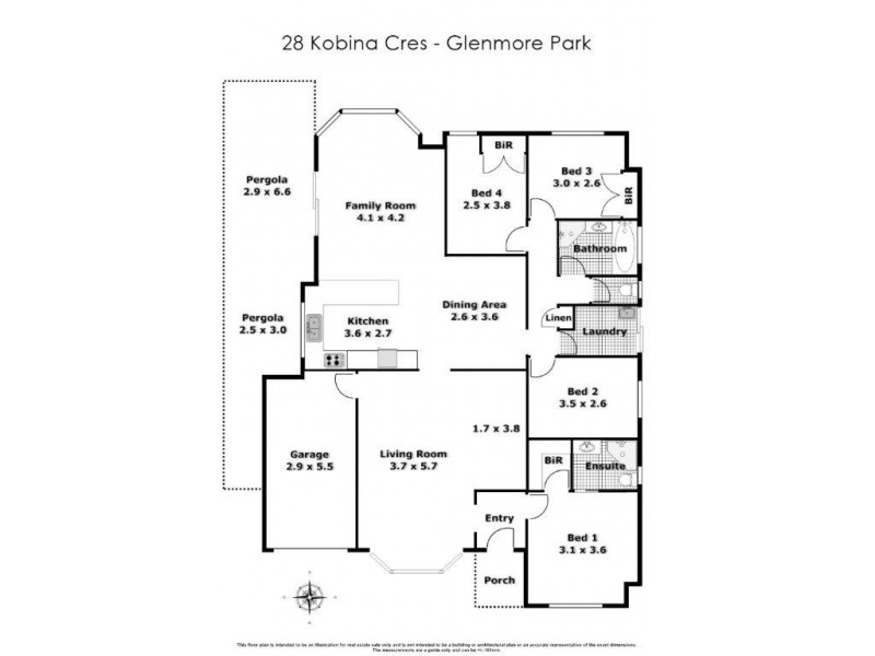 28 Kobina Avenue, Glenmore Park NSW 2745 Floorplan