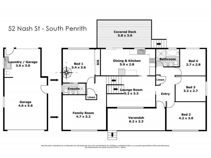 52 Nash Street, South Penrith NSW 2750 Floorplan