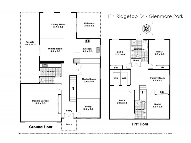 114 Ridgetop Drive, Glenmore Park NSW 2745 Floorplan