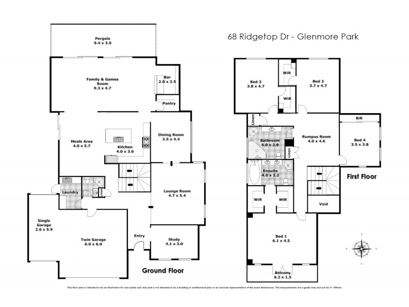 68 Ridgetop Drive, Glenmore Park NSW 2745 Floorplan