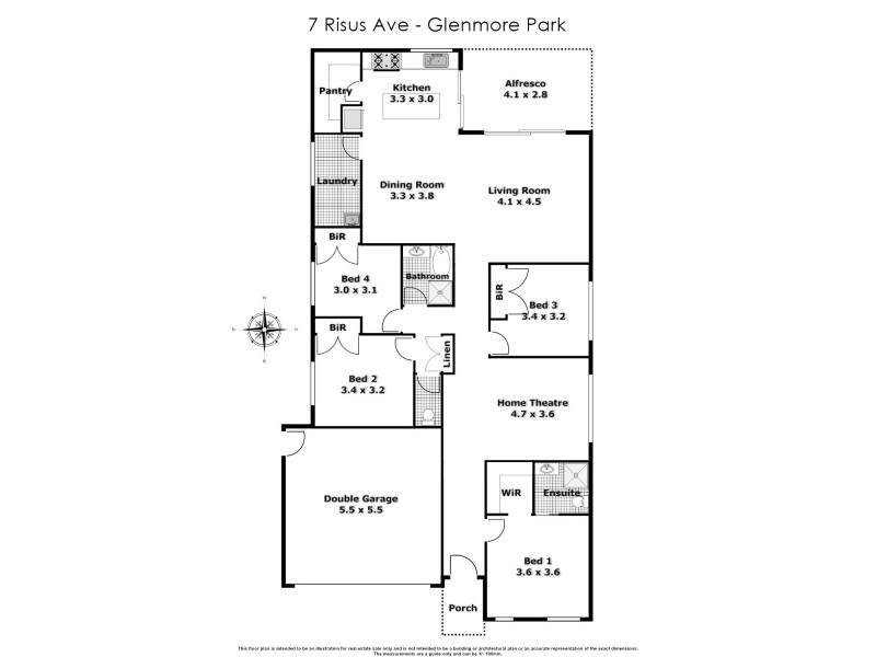 7 Risus Avenue, Glenmore Park NSW 2745 Floorplan