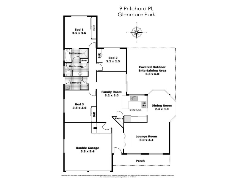 9 Pritchard Place, Glenmore Park NSW 2745 Floorplan
