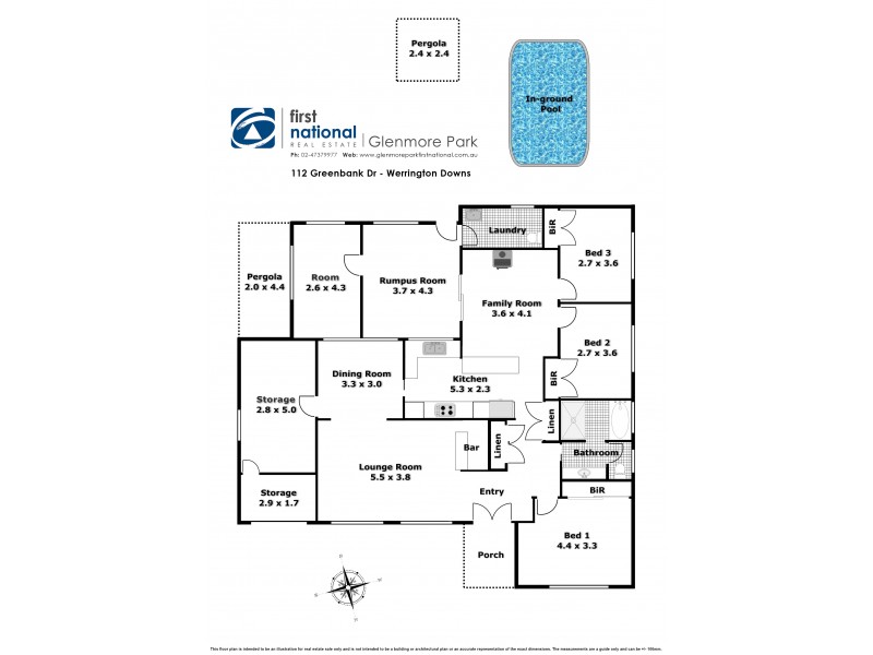 112 Greenbank Drive, Werrington Downs NSW 2747 Floorplan