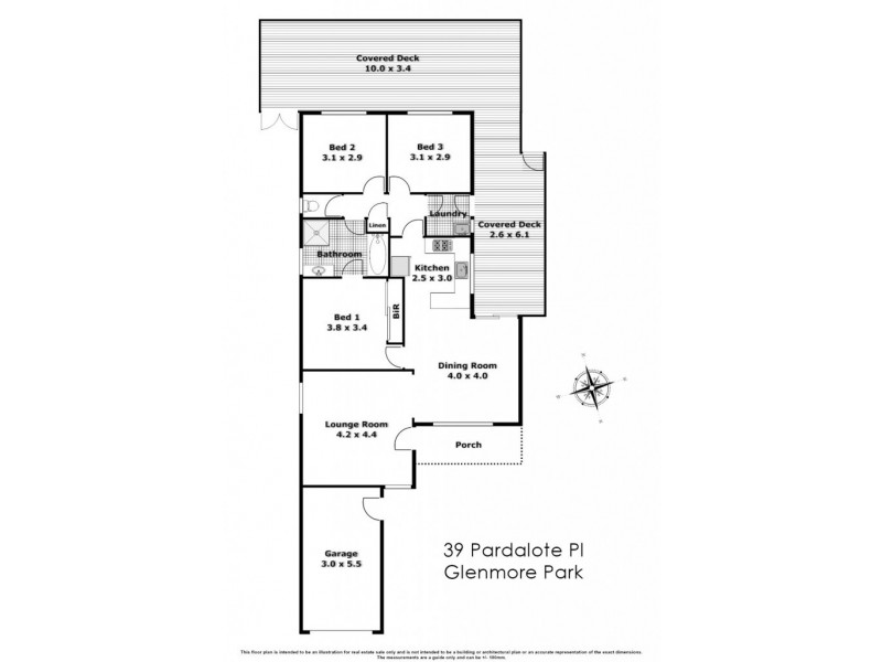 39 Pardalote Place, Glenmore Park NSW 2745 Floorplan